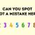 Find the mistake quiz