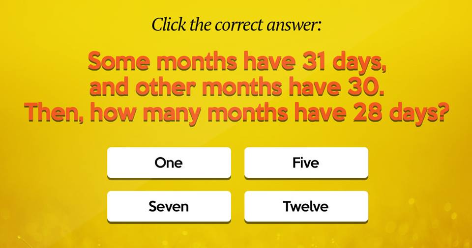 Many months 6. Tricky questions Quiz. Tricky questions for Kids. Quiz Test ona tili. Tricky questions in Maths.